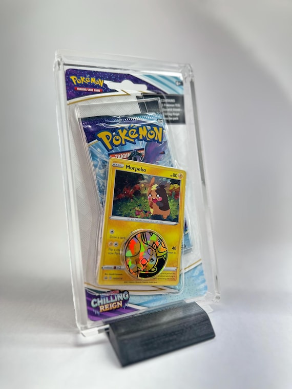 Pokmon TCG Blister Acrylic Case (1-pack W/ Promo & Coin) | Premium Display  + FREE Black Stand - Etsy New Zealand