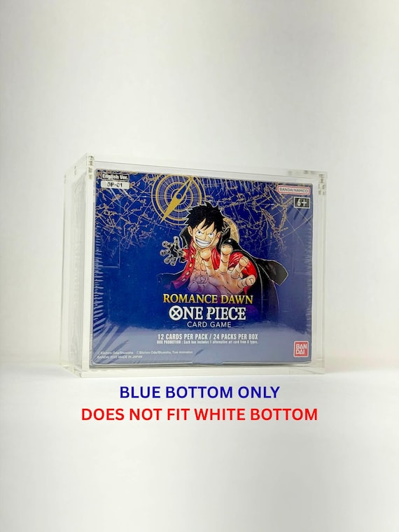 one piece op1 booster box Amazon.com: One Piece Booster Box Acrylic Case - Premium UV Protected Clear Display Case for TCG One Piece Card Game USA Version | 8mm Thick Walls Strong Magnetic Closure