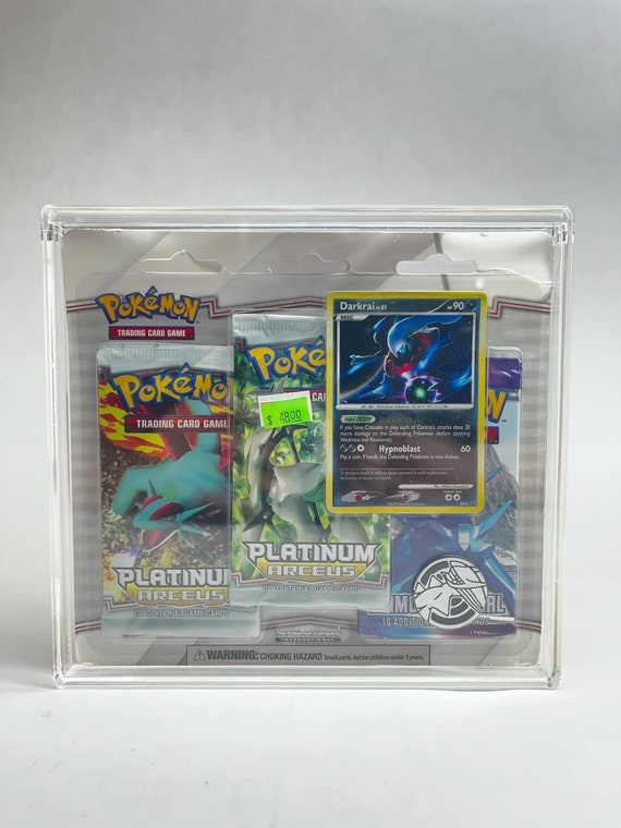 Pokmon 3-pack Blister Acrylic Case | Protection & Display for Sealed  Platinum to Modern Packs - Etsy