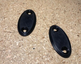 1x Pair 87'-07' Toyota mr2 sw20 | 2 Sun Visor Blank Delete Bracket Plate
