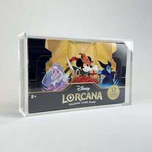 lorcana booster box acrylic case Premium Crystal Clear Display with Magnetic Lid for Disne  BoomLoot Our premium Booster display cases with top magnetic closure are made from high Premium Acrylic Case for Disney