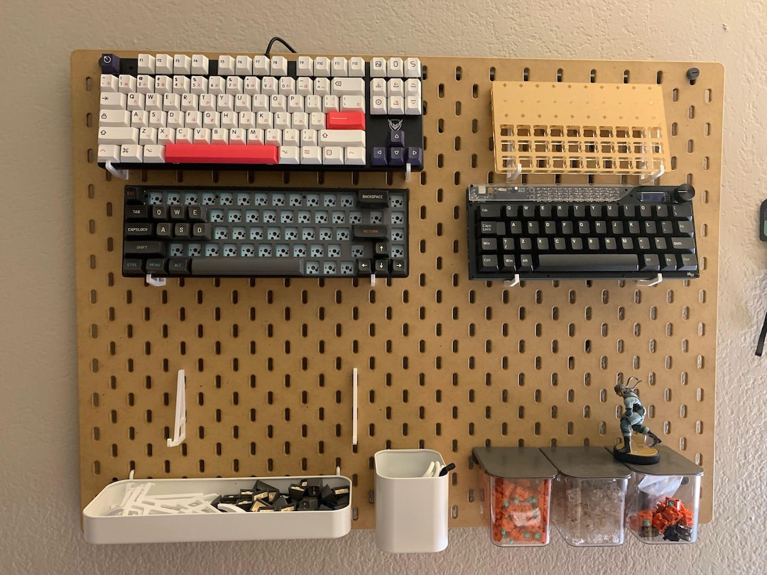 1 ペア | IKEA SKADIS PEGBOARD | 25 mm 3 プロング 1 ペア | IKEA SKADIS PEGBOARD | 25 mm 3 プロング