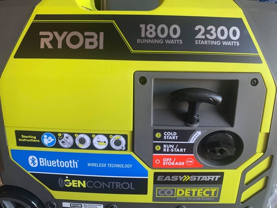 Industrial Generator Parts & Accessories RYOBI 2300 Watt Gasoline ...