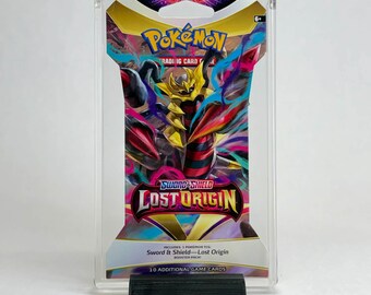 Pokémon Sleeved Blister Case - UV Protected Acrylic Display for XY, Sun & Moon, SWSH - Premium Protector with Stand - Tcg Card Collection