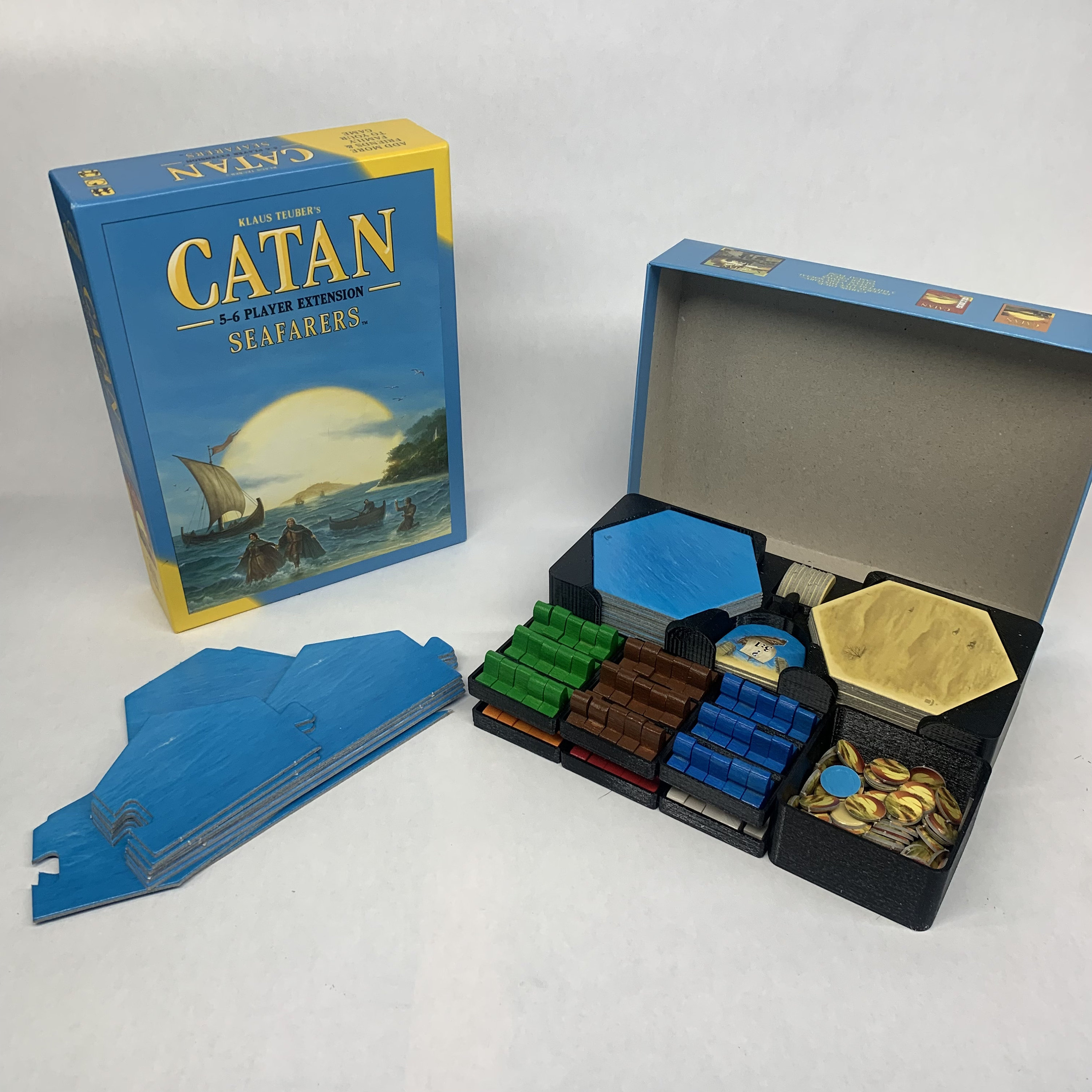 Seafarers Catan Organizer Set | Senac LLC | Compatible With Catan