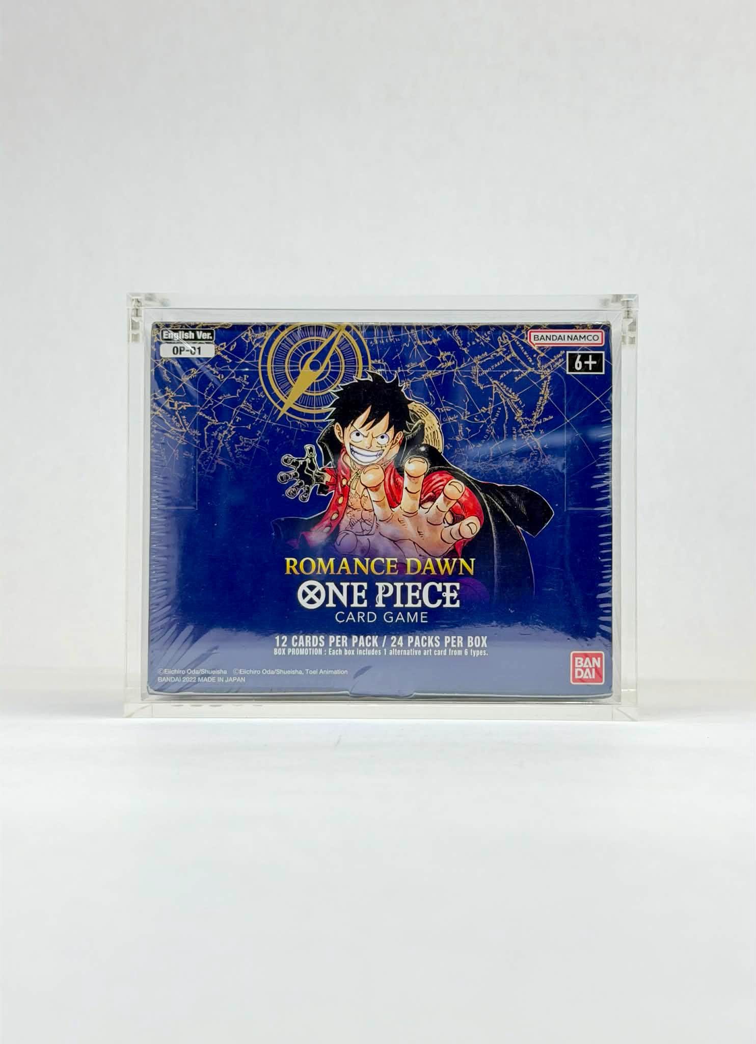 One Piece Romance Dawn OP1 White Bottom Booster Box Protective