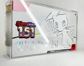 Pokémon 151 UPC Acrylic Case | Ultra-Premium Protection for Your Collection