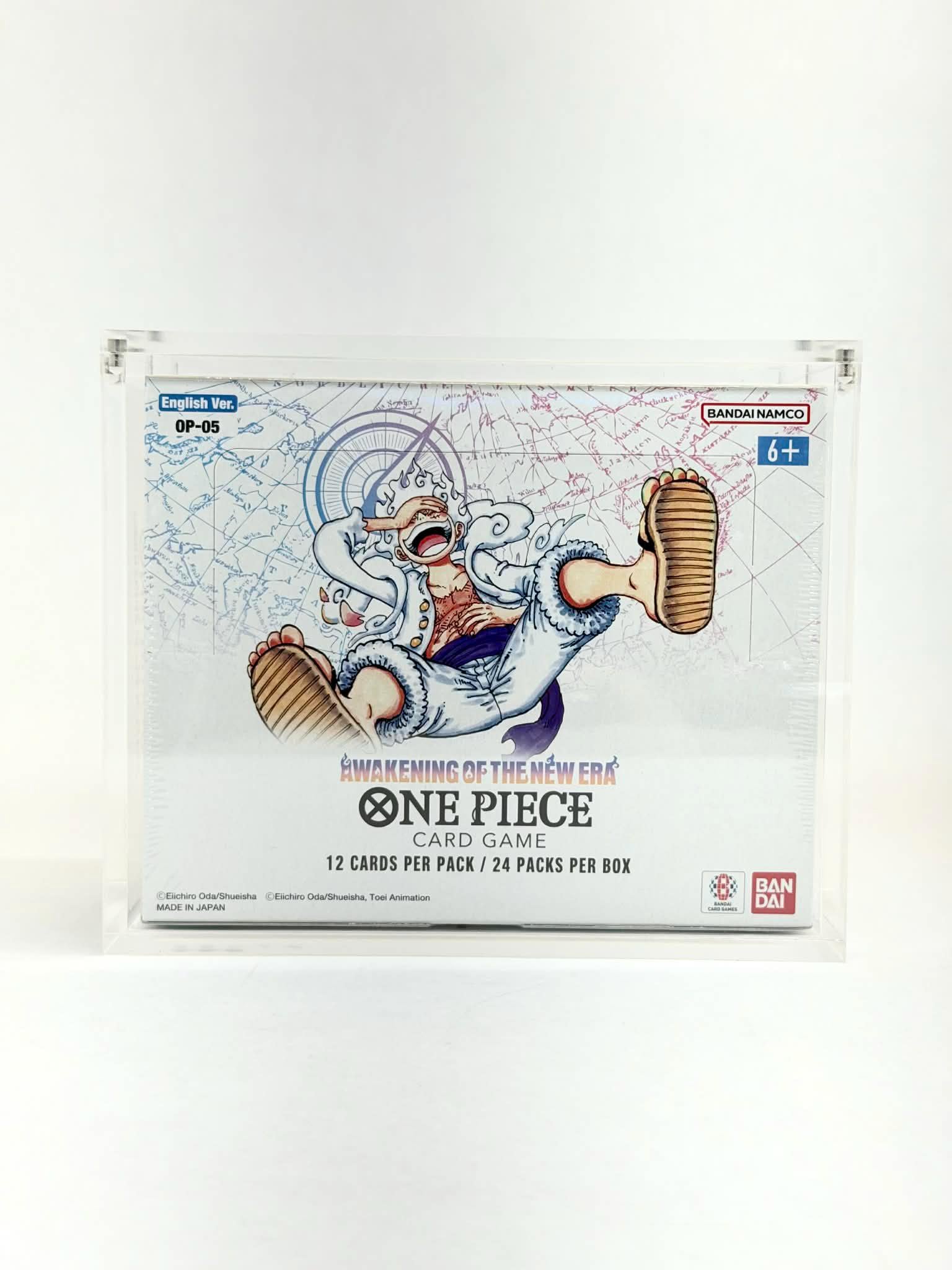 One Piece OP05 Sealed Booster Box Acrylic Case Magnetic Lid - Etsy