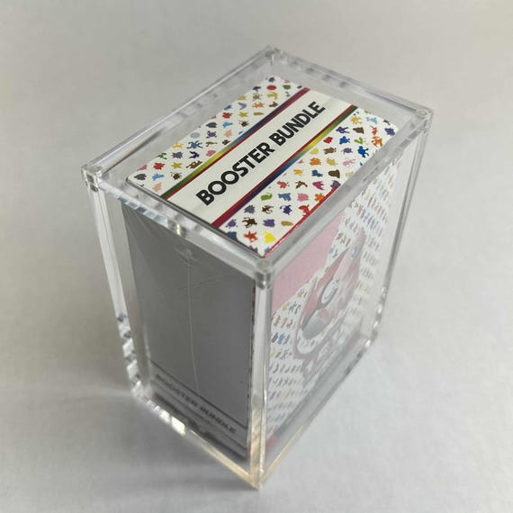 best acrylic case for pokemon booster box Amazon.com: Booster Box Acrylic Case (3 Pack) main image 1