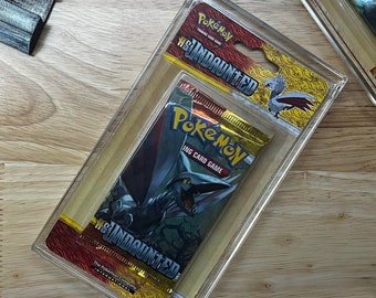DIAMOND & PEARL to Modern Pokemon Acrylic Case Blister Pack Display Protection Sealed Collecting