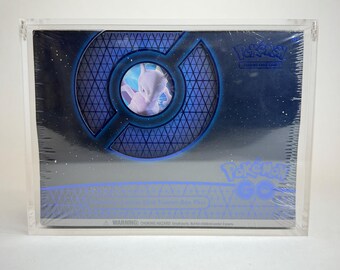 Pokémon GO PC Exclusive ETB Plus Acrylic Case | Pokémon Center Elite Trainer Box Plus Sealed Display Protector