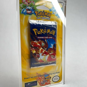 Coque en acrylique premium pour blister Pokémon | Présentoir et protection WOTC pour collection scellée