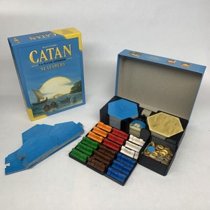 Seafarers Catan Organizer Set | Senac LLC | Compatible with Catan Seafarers Expansion + 5-6 Player Seafarers Extension | Strategy Board Game