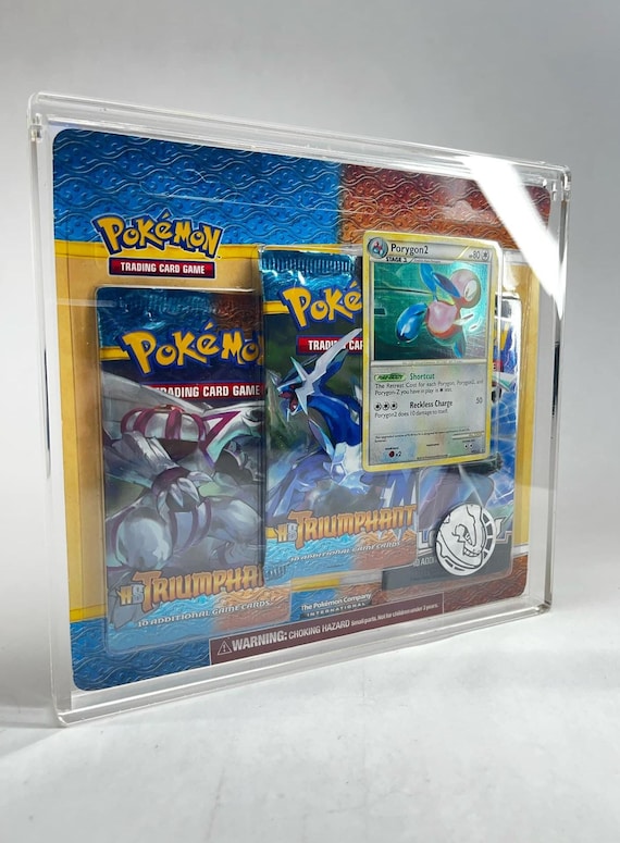 Pokmon 3-pack Blister Acrylic Case | Protection & Display for Sealed Platinum to Modern Packs - Etsy Pokmon 3-pack Blister Acrylic Case | Protection & Display for Sealed Platinum to Modern Packs - Etsy