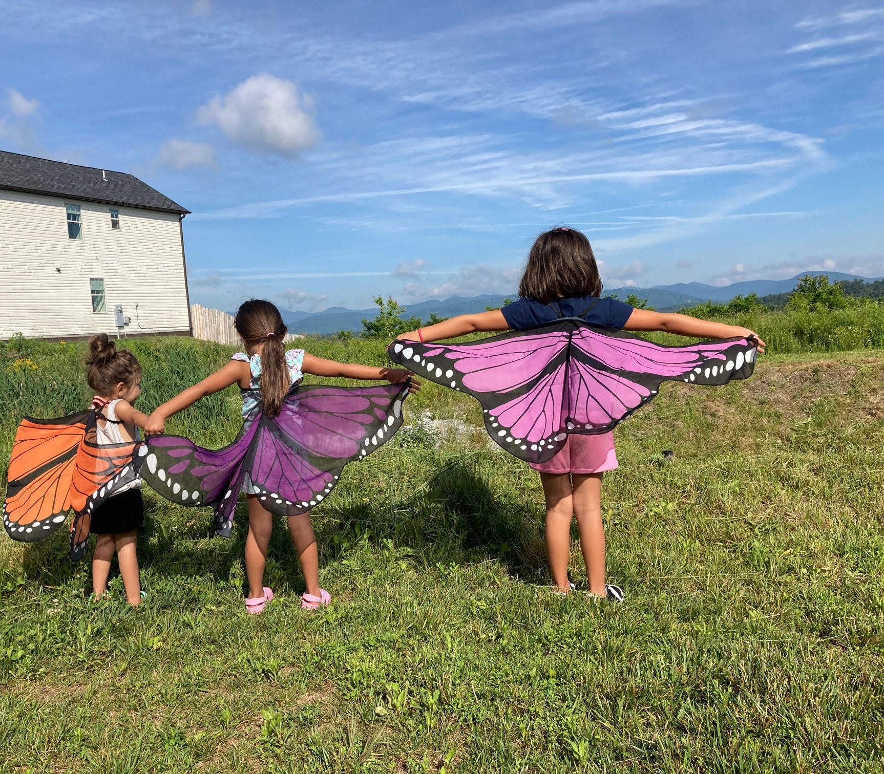 Mini ali di farfalla, per bambini da 1 a 5 anni, costume