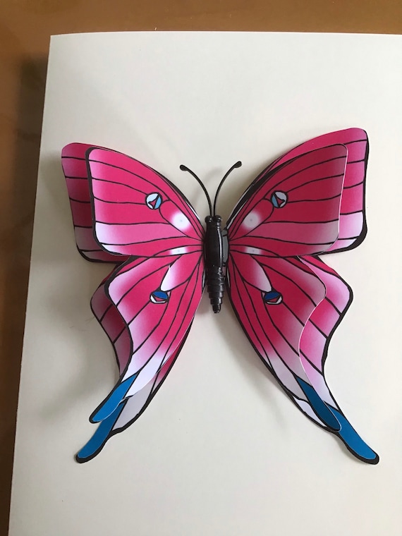 1pc Mariposas Voladoras Acrílico Coloridas Regalo En Forma - Temu