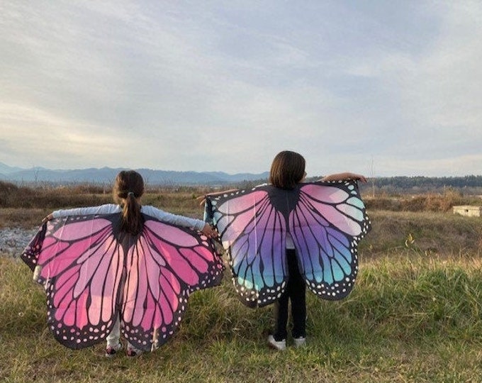 As Buzzfeed featured, Age ~5-10, Medium Butterfly wings, active, kid gift, gift under25, gift for kids, dance recital, US seller, womanowned