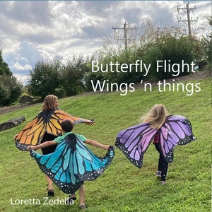 Butterfly wings, blue, orange, rainbow, pink, big kid costume, adult costume, fun, woman US seller, , gift under 20, dress up, dance recital