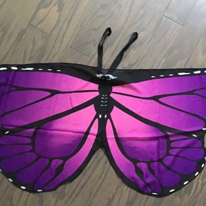 Mini Butterfly wings, for kids ages 1 to 5ish, costume, playtime, birthday, kids gift under 20, Kids yoga, imagination, game, 44 , recital image 6