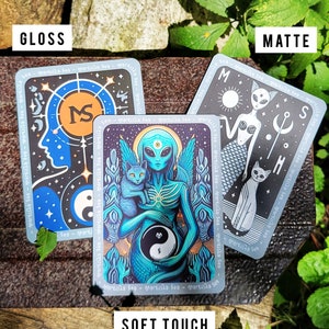 Therapie Oracle Tarot Card Deck Intuïtief lezen - psychologisch metaforisch, associatief surrealisme Geestelijke gezondheid door Oekraïens mARTishasea