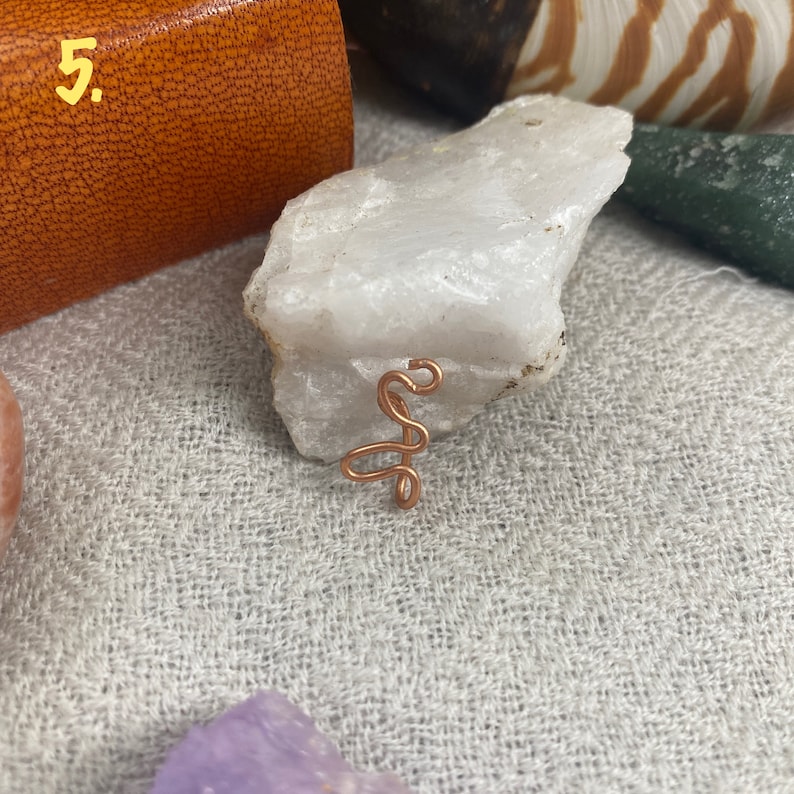 Hand Made Metaphysical Jewelry Wire Nose Cuffs