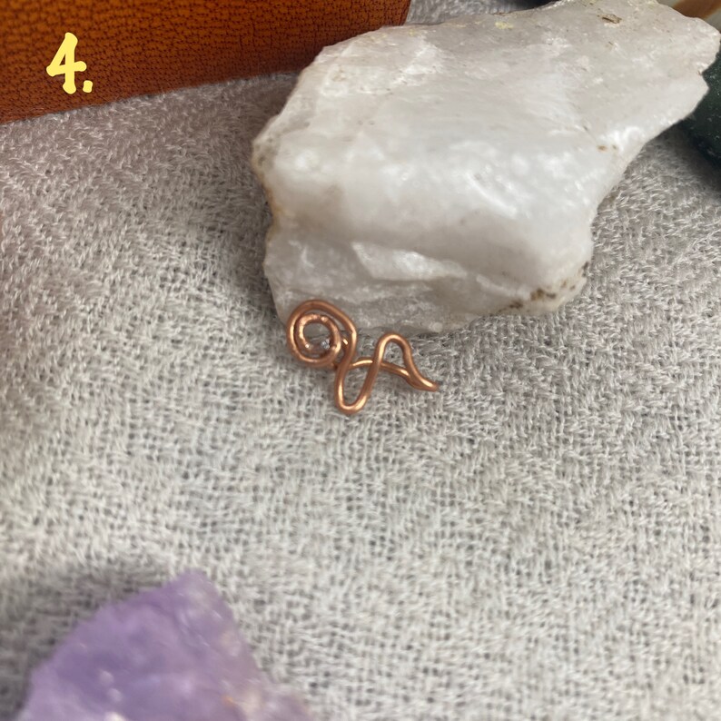 Hand Made Metaphysical Jewelry Wire Nose Cuffs