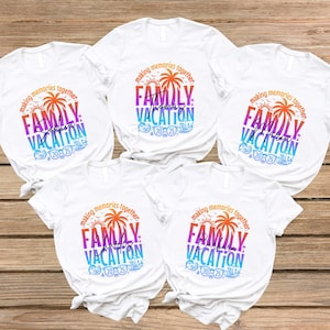 Family Vacation 2025 Making Memories Together Shirts, Family Travel Group Tshirt, Family Vacation Gift, Family Beach Trip Matching Tees