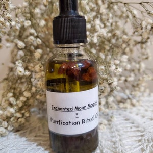 Purification Oil, Spell Oil, Ritual Oil, Intention Oil
