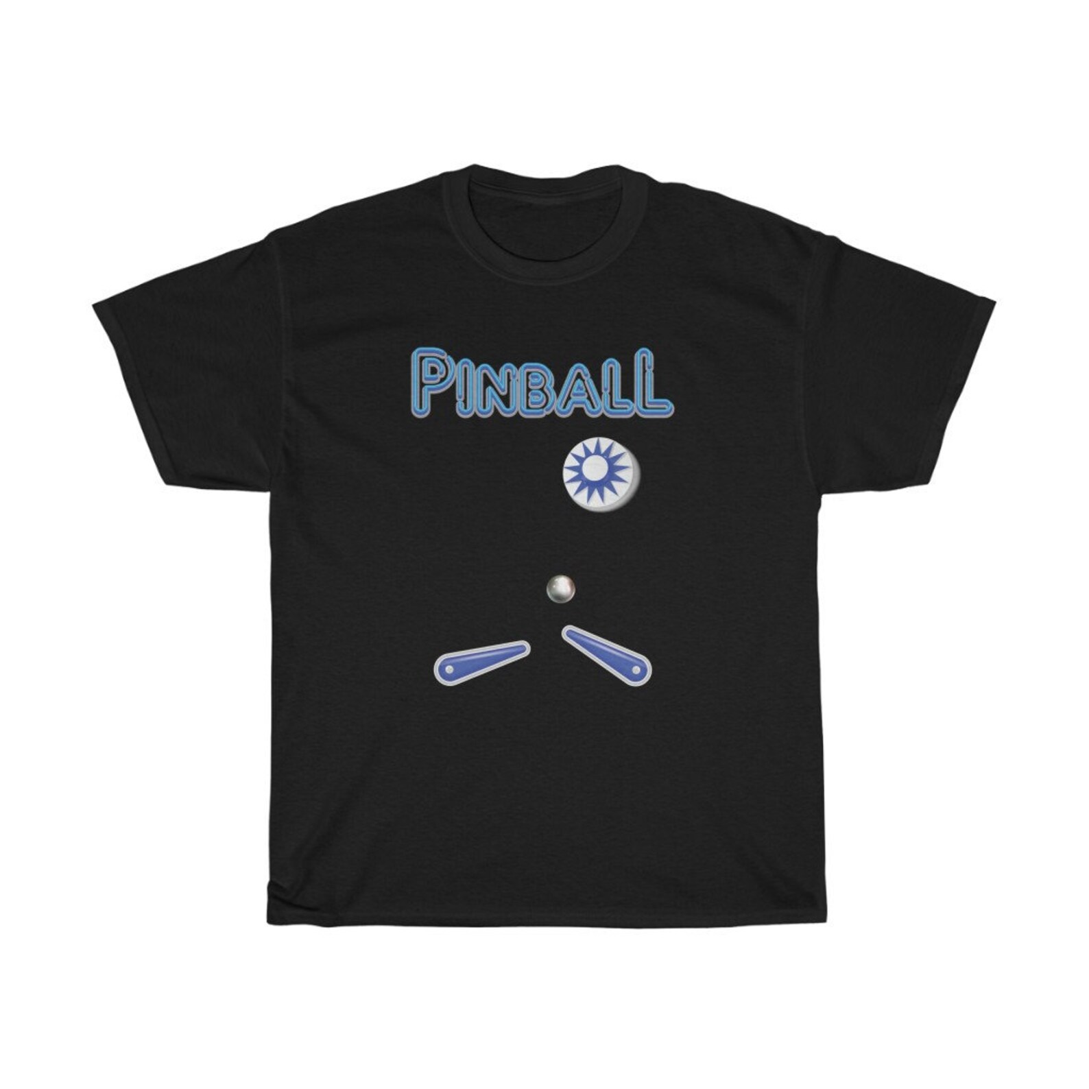 Pinball Shirt Retro Pin Ball Wizard Arcade Etsy