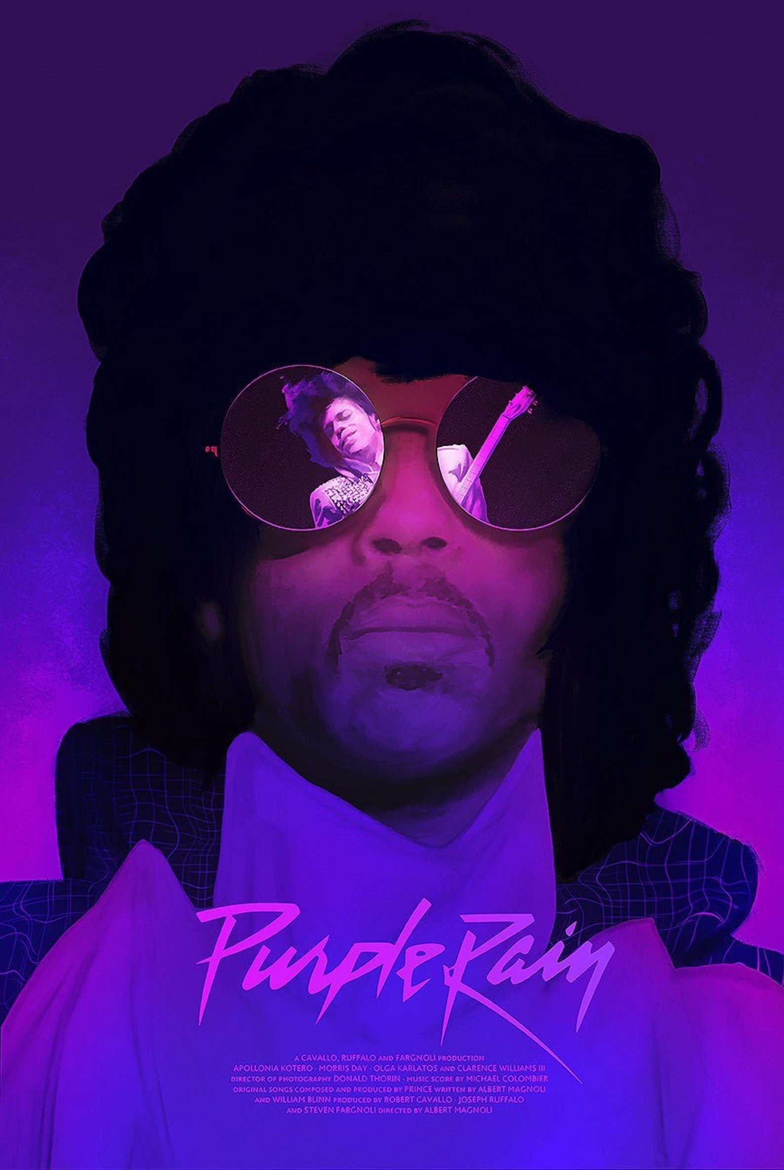 Purple Rain Poster Rock Musical Drama Film Home Decor Etsy