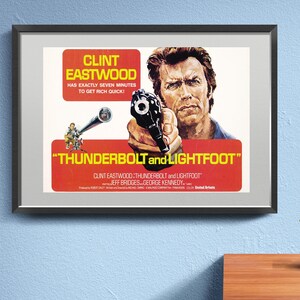 Thunderbolt and Lightfoot Poster, American crime comedy film Wall Art