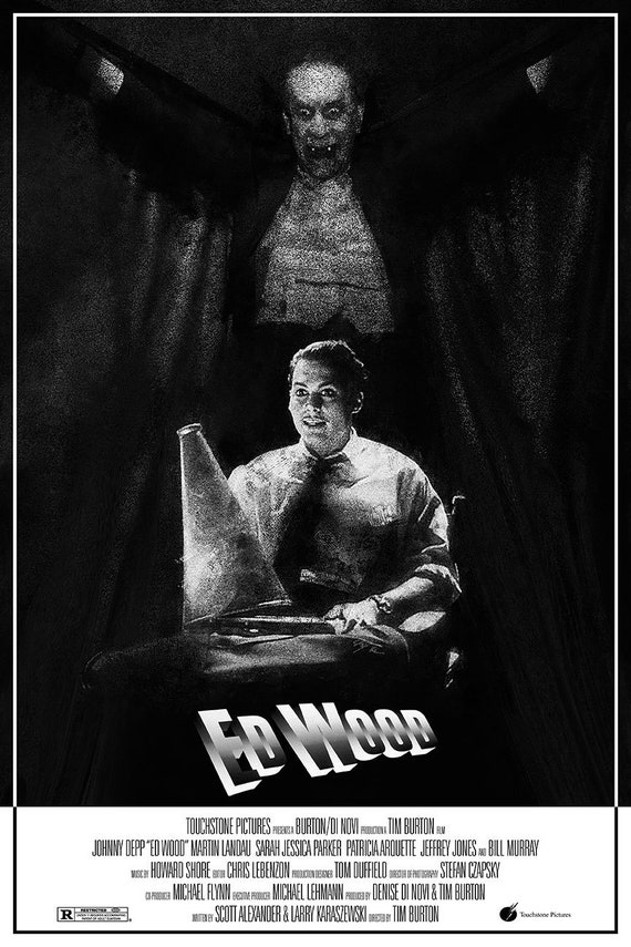 Ed Wood Poster American Biographical Comedy-drama Film Home Decor, Pictures  Wall Art - Etsy