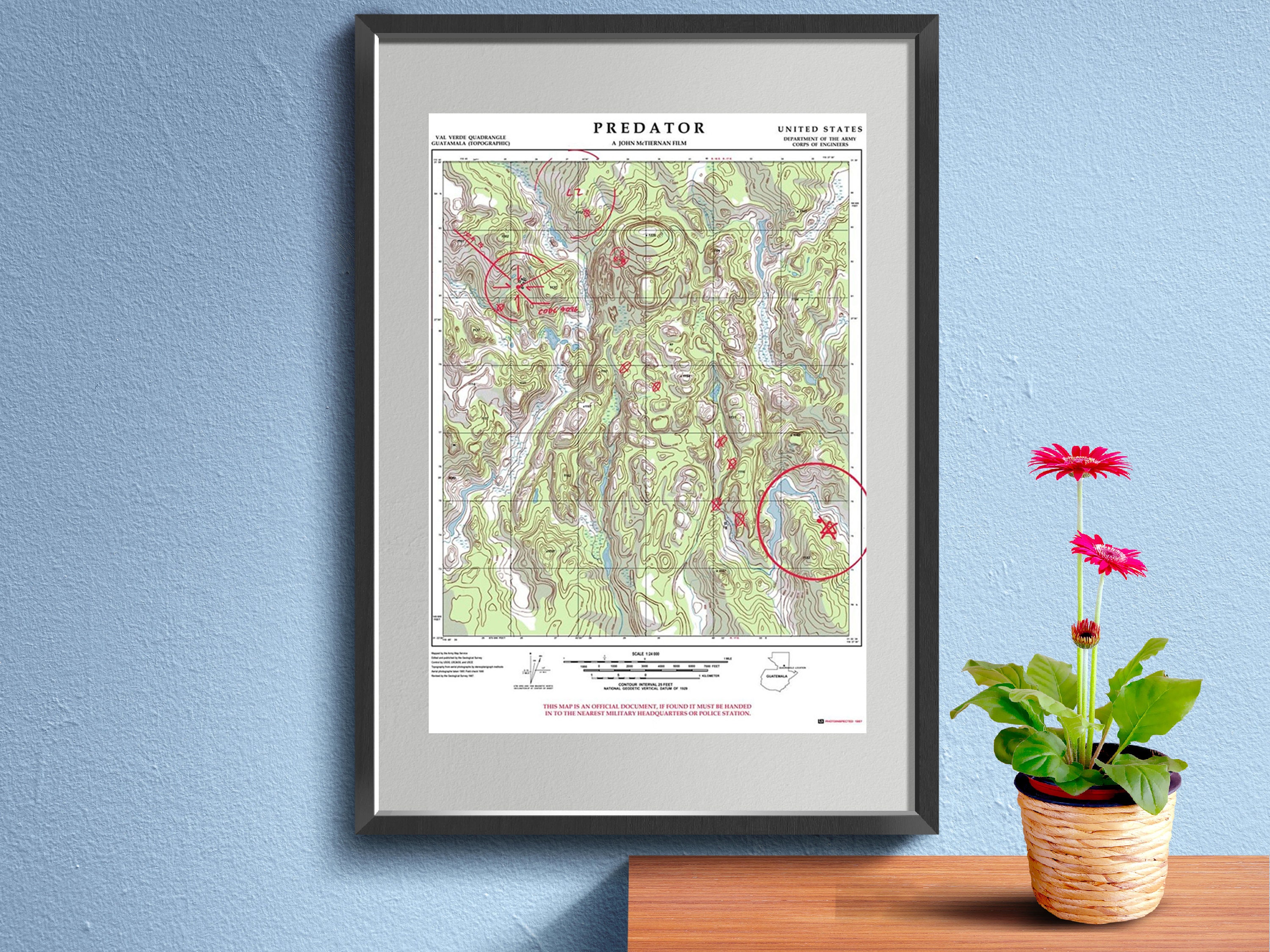 Predator Poster, American Science Fiction Action Filmwall Art - Etsy