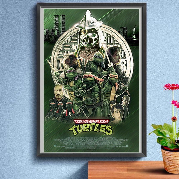 Ninja Turtle Poster - Etsy