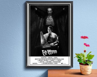Ed Wood Poster American biographical comedy-drama film Home Decor, Pictures Wall Art