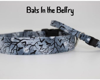 Dog Collar Bat Cat Collar Magic Dog Collar Villain Cat Collar Spooky Dog Collar Halloween Cat Collar Scary Dog Collar Geek Cat Collar Bell
