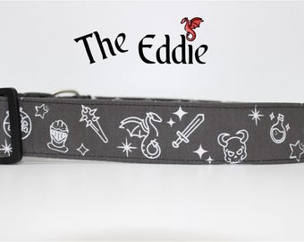 Cat Geek Collar Dog Villain Collar Cat Dungeon Collar Dog Dragon Cat Collar Stranger Upside Down Collar Cat D20 Dog Collar Personalized Cat