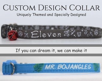 Diseño de collar personalizado para perros o gatos
