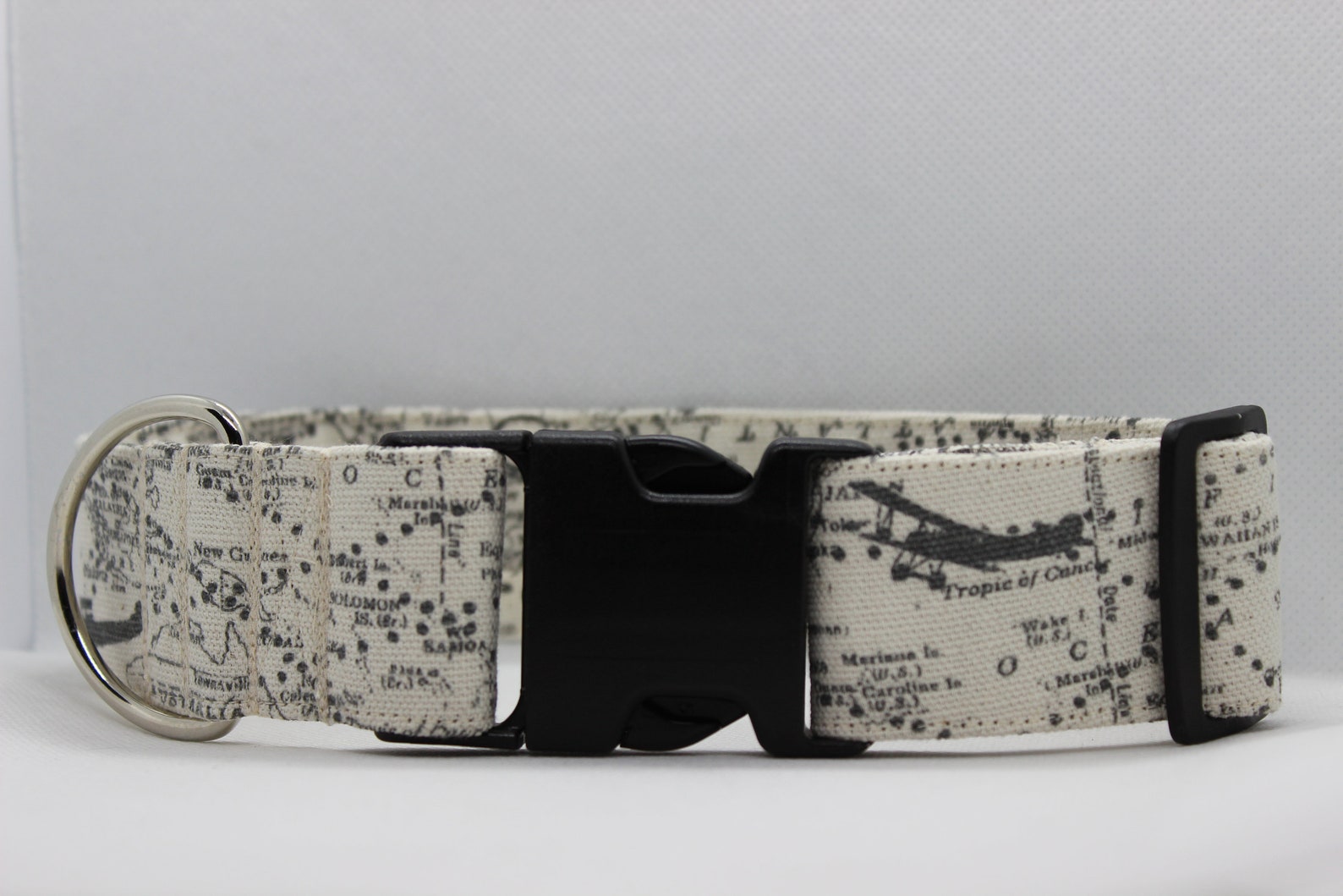 Dog Collar Plane Dog Collar Airplane Dog Map Collar Aviation Etsy