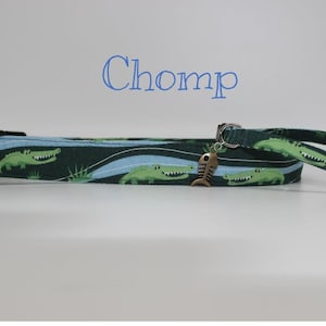 Dog Collar Alligator Cat Collar Gator Dog Collar Water Cat Collar Breakaway Green Dog Collar Nature Cat Collar Charm Animal Dog Collar Cute