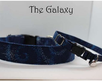 Dog Collar Magic Cat Breakaway Bell Dog Galaxy Collar Cat Star Collar Dog Celestial Cat Collar Space Dog Sky Collar Kitten Space Cat Collar