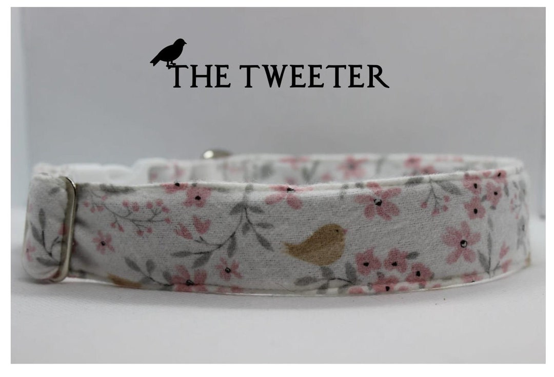 Dog Flannel Collar Cat Bird Collar Dog Nature Collar Cat Senior Dog Collar Winter Cat Animal