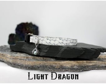 Dog Dragon Collar Cat Dragon Training Collar Dog White Dragon Collar Viking Dog/Cat Collar Dragon Kitten Epic Dog Collar Dragon Charm Tooth
