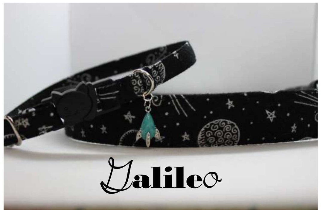 Dog Galaxy Collar Cat Moon Star Collar Dog Space Charm Cat Etsy