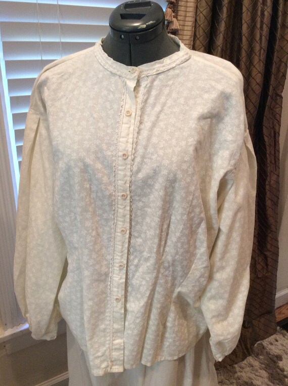 Vintage Calico Shirt/Blouse