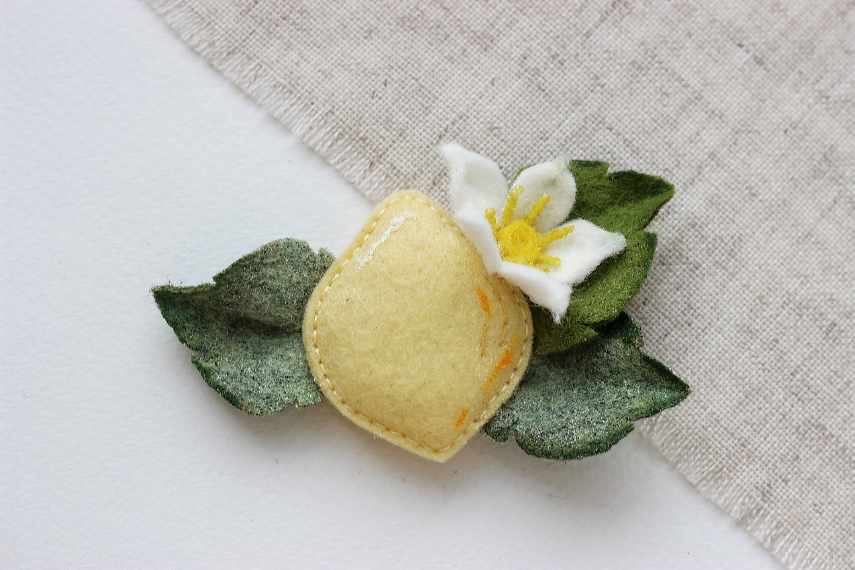 Lemon Hair Clips Lemon Nylon Headband Holiday Hair Clips Etsy