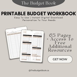 The Budget Book Holistic Workbook Net Worth Bill Payment image 1