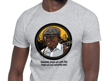 Terence Mann CIRCLE Unisex Graphic T-Shirt Sizes S, M, L, XL, 2X, 3X Tee 1980s Baseball Movie Tie-In Jones