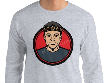 NEIL PEART Rush Circle Unisex Graphic T-Shirt Long Sleeve Shirt Sizes S, M, L, XL, 2X, 3X Tee Rock Music Band Gift