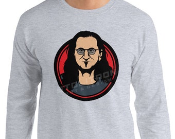 GEDDY LEE Rush Circle Unisex Graphic T-Shirt Long Sleeve Shirt Sizes S, M, L, XL, 2X, 3X Tee Rock Music Band Gift